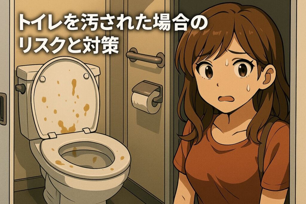 トイレを汚された場合のリスクと対策