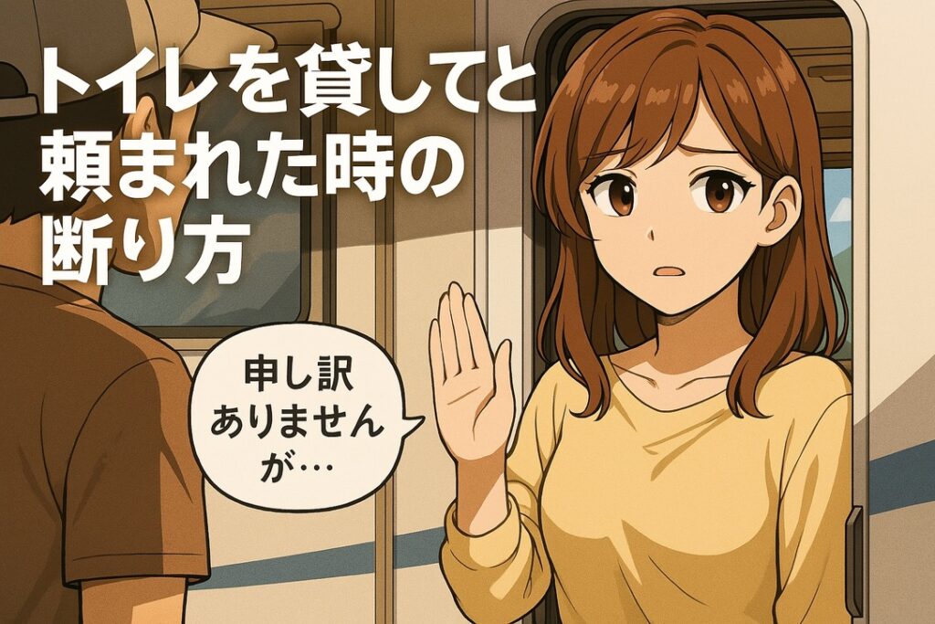 トイレを貸してと頼まれた時の断り方