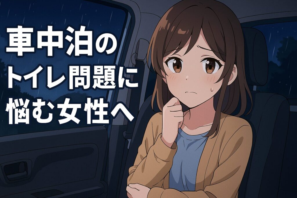 車中泊のトイレ問題に悩む女性への総まとめ