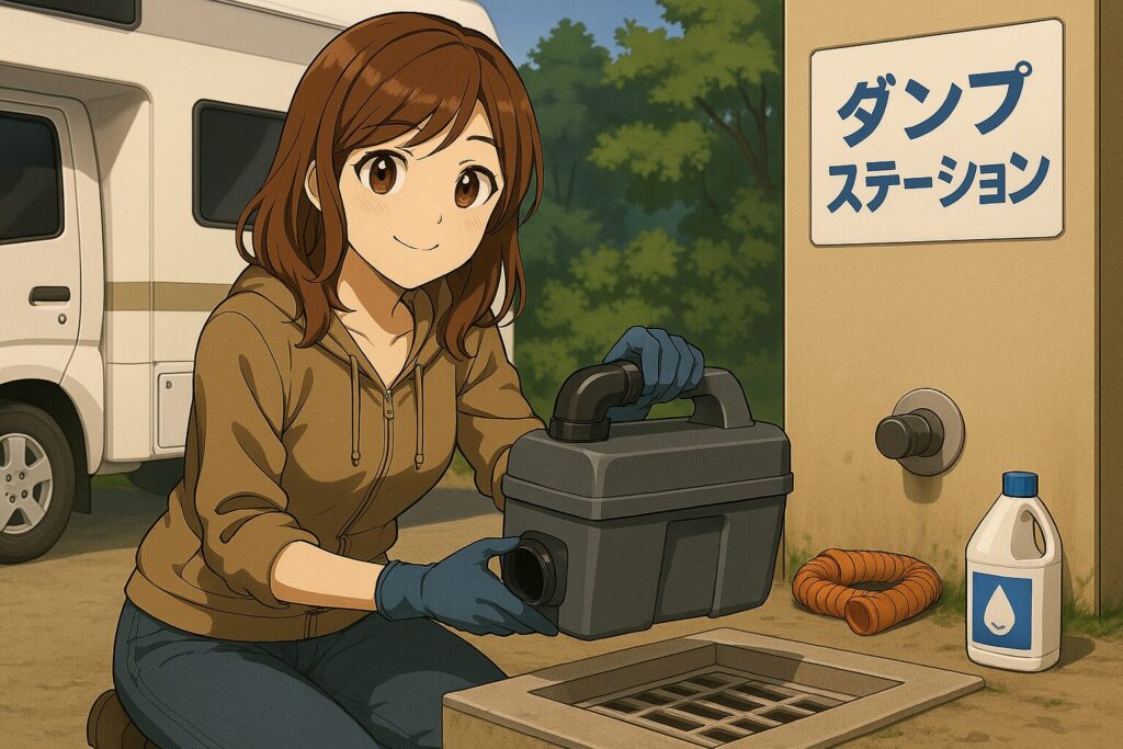 タンク処理と排泄物はどこに捨てるべきか