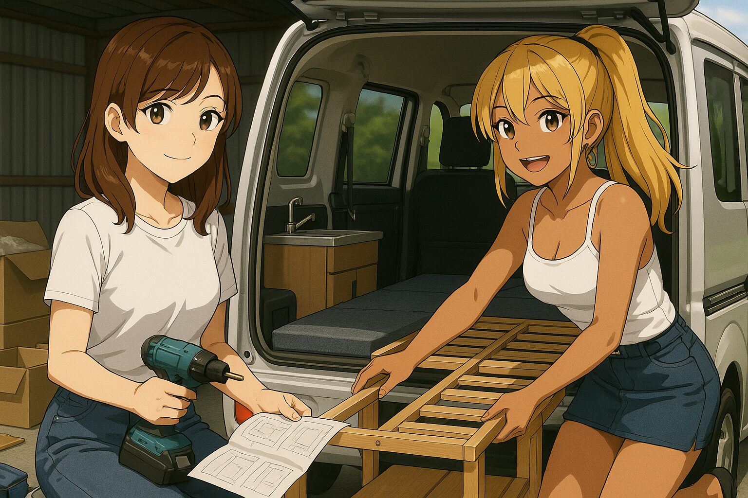 キットで作る軽キャンピングカー