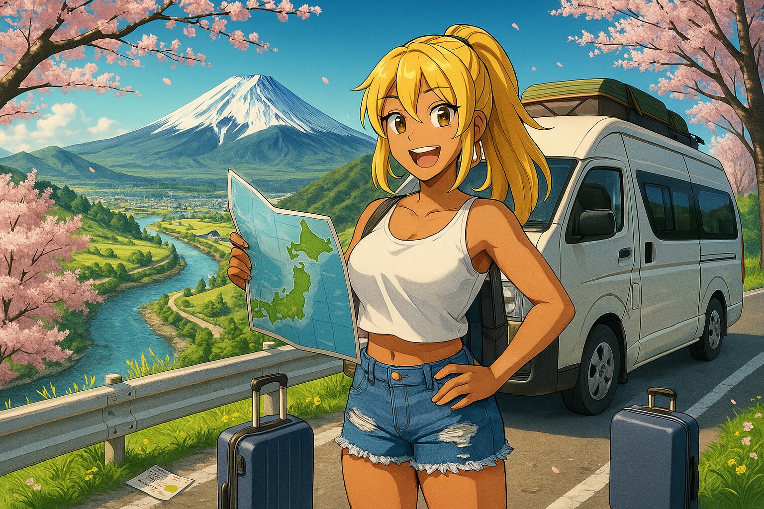 キャンピングカーで日本一周するには何日かかる?