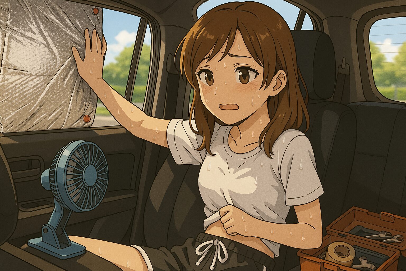 暑さ対策DIYで車内温度は下げられるか?