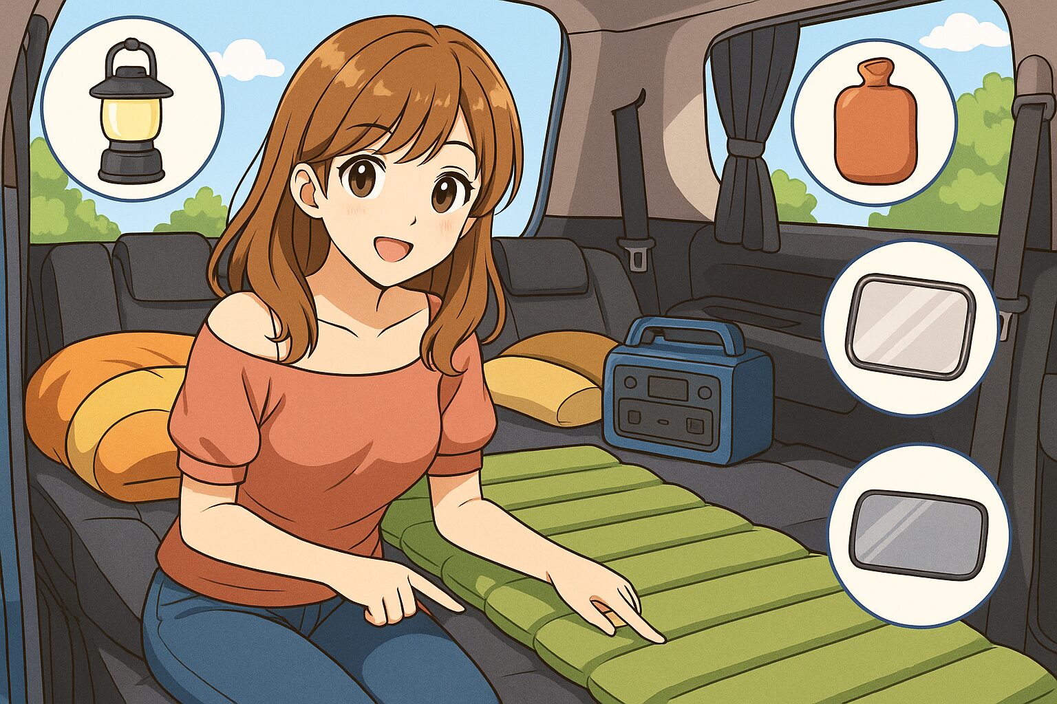 車中泊で最低限あったほうがいいものは?