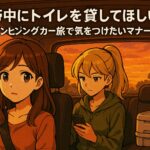 渋滞中にトイレを貸して欲しいとき｜キャンピングカー旅で気をつけたいマナーと備え